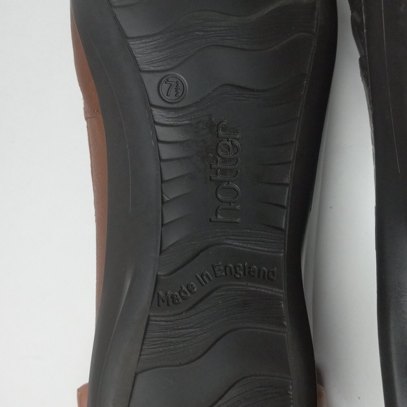 Hotter Comfort Concept Leather Loafers Slip-Ons Size 7.5 - Picture 11 of 11